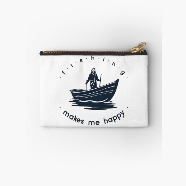 Item preview, Fishing Makes Me Happy, Jesus, Christ Follower, Christian Gift, Follow Jesus, Yahweh designed and sold by BriAngelaBubbleDesigns.