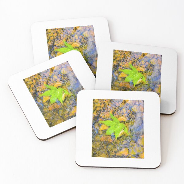 Item preview, Floating leaf over rocks  designed and sold by Jambrina.