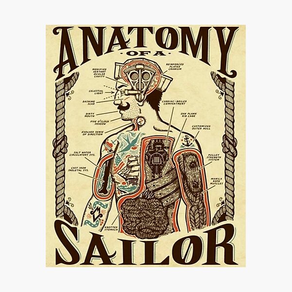 Item preview, Anatomy sailor designed and sold by matheusfiorino.