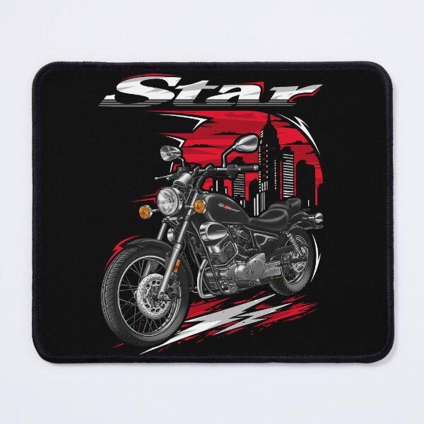 Item preview, Yamaha V-Star 250 2010-2011 (Black) for Motorcycle Riders designed and sold by MotoApparelHub.