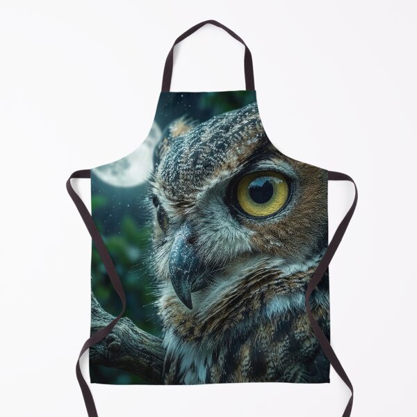Item preview, Great Horned Owl Under a Full Moon designed and sold by Tridentulus.