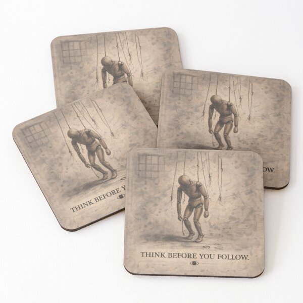 Item preview, Think Before You Follow designed and sold by Papier Atelier Art.