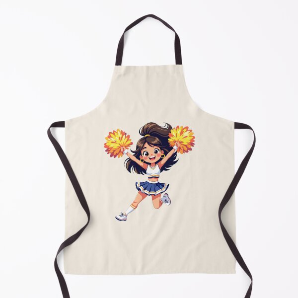Item preview, Cheerleader with pompoms designed and sold by PrintLabStudio.