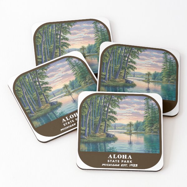 Item preview, Vintage Aloha State Park (Michigan) designed and sold by RabbitK.