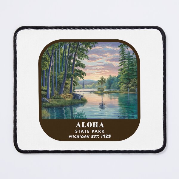 Item preview, Vintage Aloha State Park (Michigan) designed and sold by RabbitK.