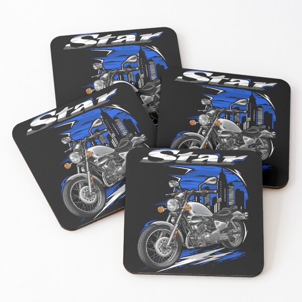 Item preview, Yamaha V-Star 250 2014 (Bluish White) for Motorcycle Riders designed and sold by MotoApparelHub.