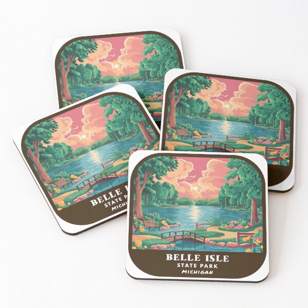 Item preview, Vintage Belle Isle State Park (Michigan) designed and sold by RabbitK.