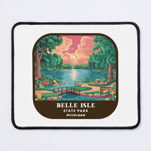 Item preview, Vintage Belle Isle State Park (Michigan) designed and sold by RabbitK.