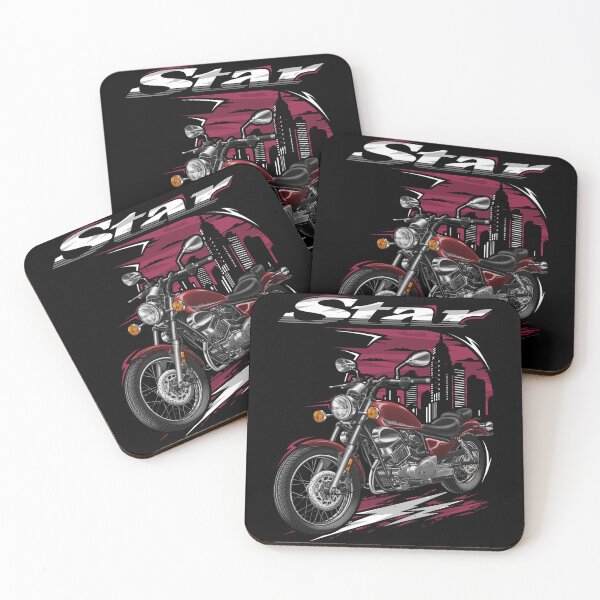 Item preview, Yamaha V-Star 250 2014 (Deep Metallic Red) for Motorcycle Riders designed and sold by MotoApparelHub.