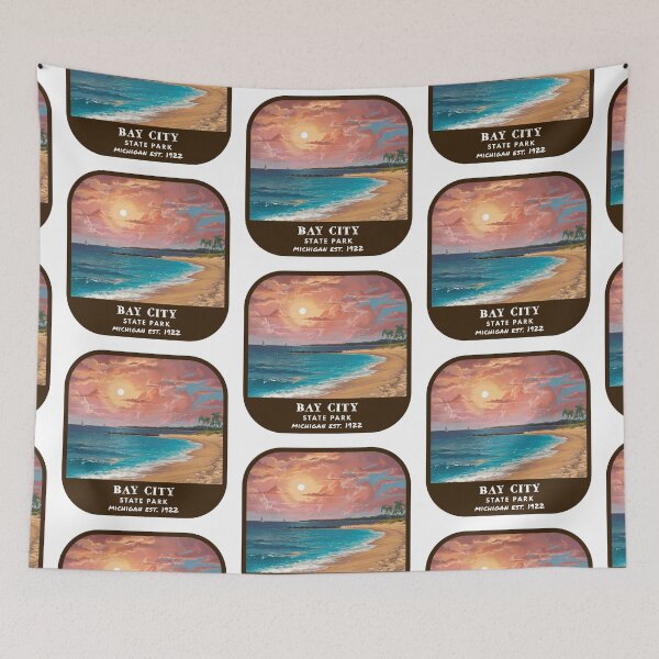 Item preview, Vintage Bay City State Park (Michigan) designed and sold by RabbitK.