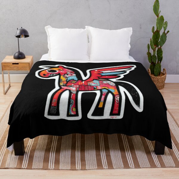 Item preview, Colorful Pegasus Street Art T-Shirt | Mythical Winged Horse Urban Fantasy designed and sold by BEYOGGA.