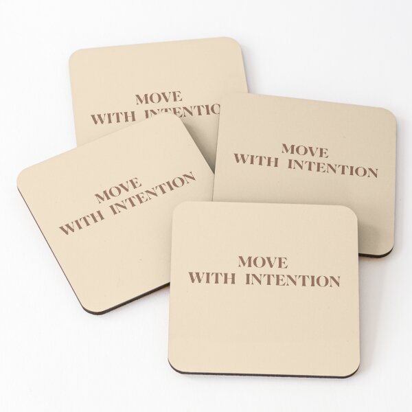 Item preview, Move with Intention! - brown designed and sold by Feldymerch.