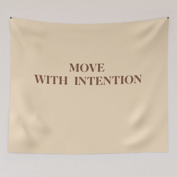 Item preview, Move with Intention! - brown designed and sold by Feldymerch.