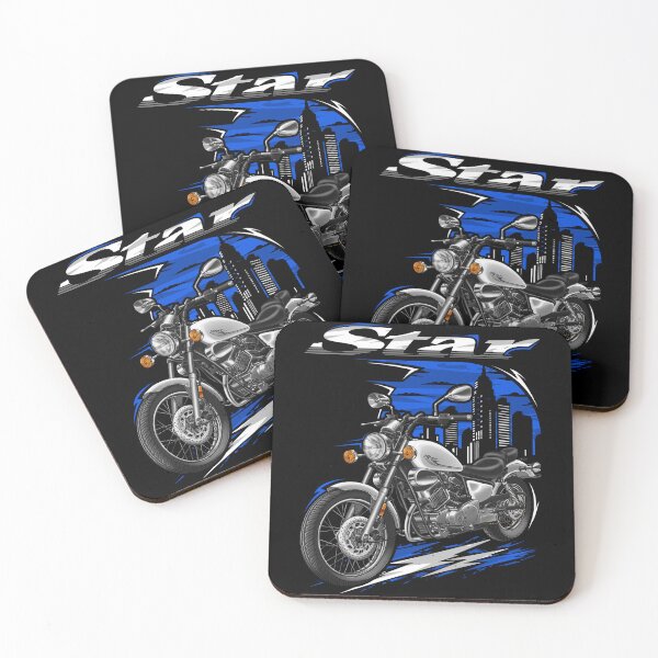 Item preview, Yamaha V-Star 250 2016 (Bluish Pearl White) for Motorcycle Riders designed and sold by MotoApparelHub.
