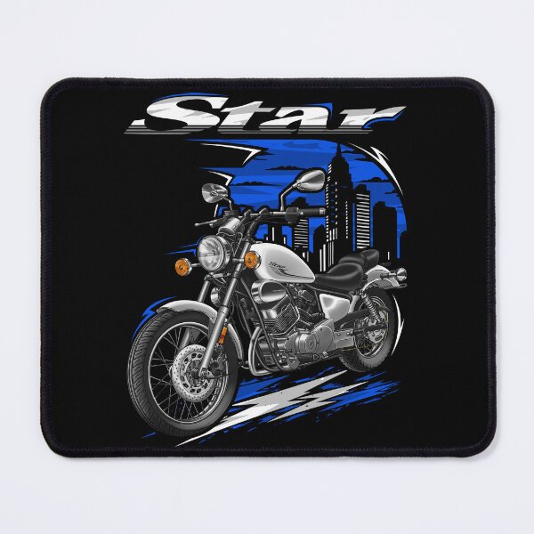 Item preview, Yamaha V-Star 250 2016 (Bluish Pearl White) for Motorcycle Riders designed and sold by MotoApparelHub.