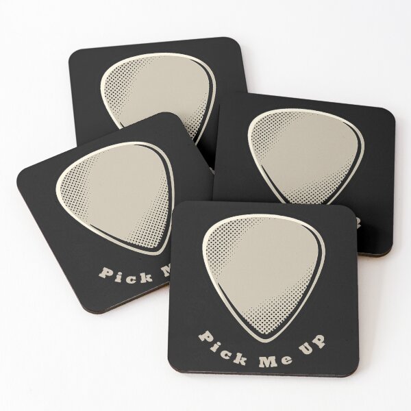 Item preview, Pick Me Up - Guitar Pick Retro Design designed and sold by SouthVibeDesign.