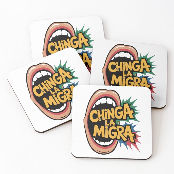Item preview, Chinga La Migra Pro Immigration Fascism Human Rights Classic T-Shirt designed and sold by PaulaArtworks.
