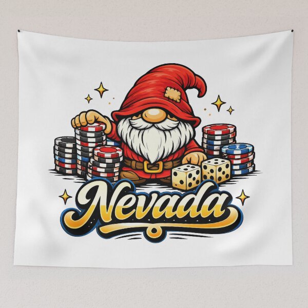 Item preview, Lucky Gnome of Nevada – Casino Night Illustration designed and sold by Moriarty's Digital Visions.