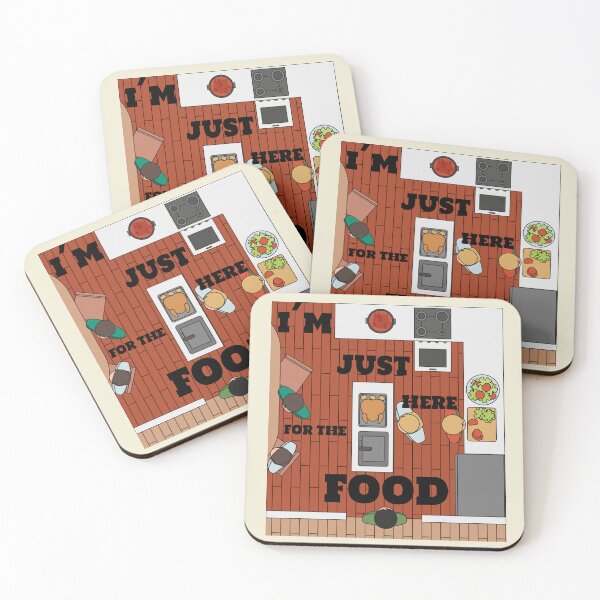 Item preview, I´M HERE JUST FOR THE FOOD designed and sold by ARQ-BRENDS.