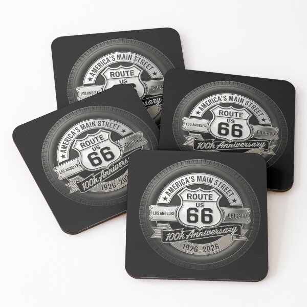 Item preview, Route 66 100th Anniversary Tire Badge Design designed and sold by annaOMline.