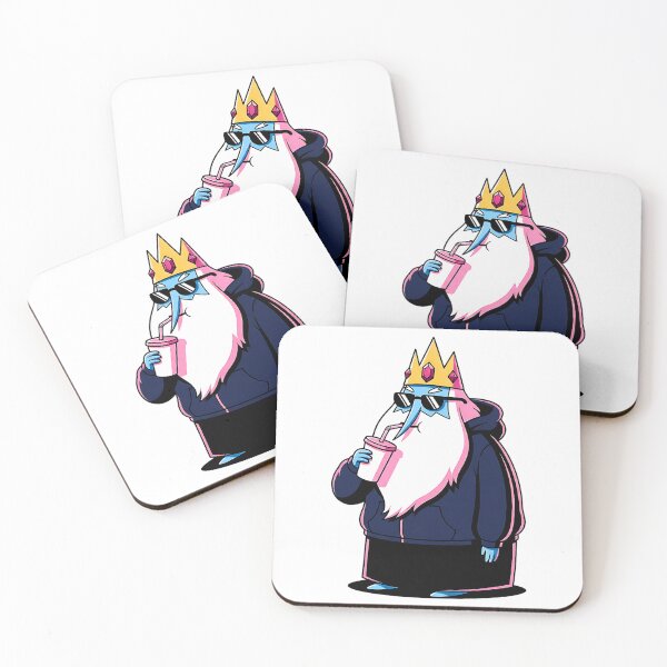 Item preview, Cool Cartoon Ice King Drinking Juice designed and sold by ThreadAuraES.