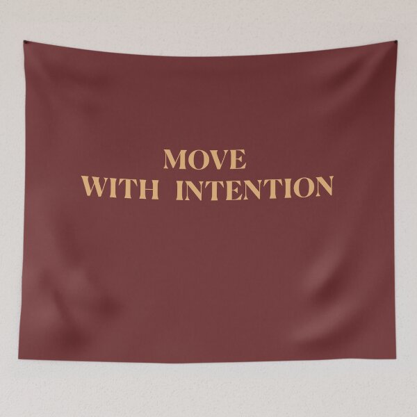 Item preview, Move with Intention! - light brown designed and sold by Feldymerch.