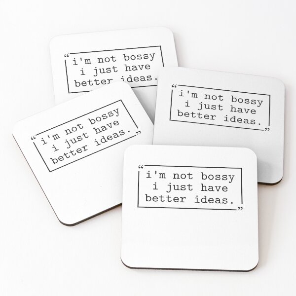 Item preview, I'm Not Bossy I Just Have Better Ideas Funny Bossy Women Mom Gift designed and sold by gunaone-design.