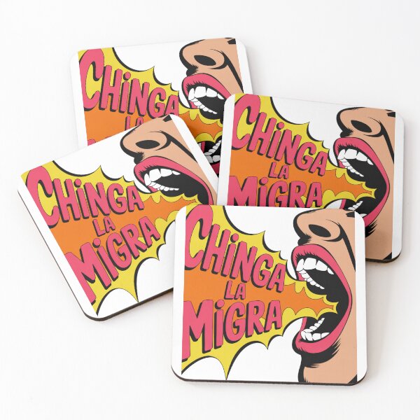 Item preview, Chinga La Migra Pro Immigration Fascism Human Rights Classic T-Shirt designed and sold by PaulaArtworks.