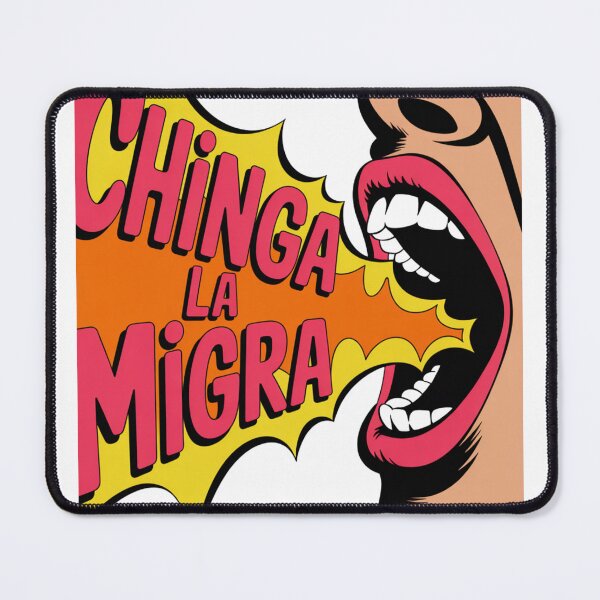 Item preview, Chinga La Migra Pro Immigration Fascism Human Rights Classic T-Shirt designed and sold by PaulaArtworks.