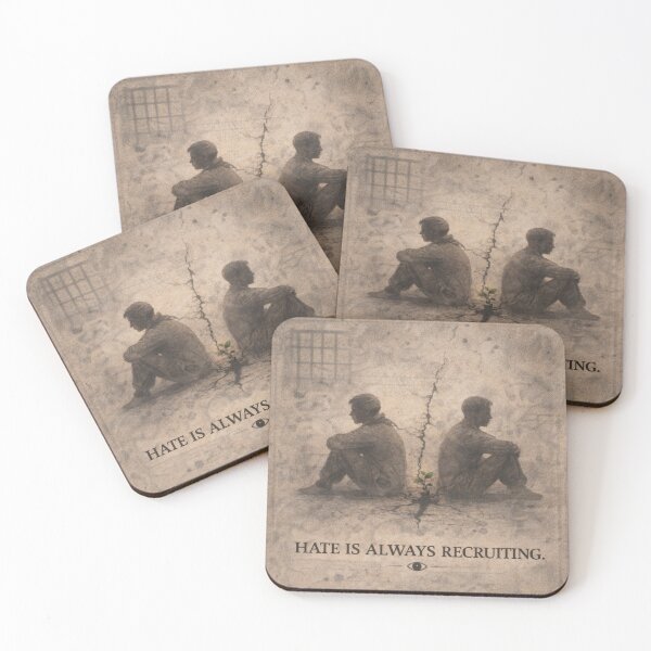 Item preview, Hate Is Always Recruiting designed and sold by Papier Atelier Art.