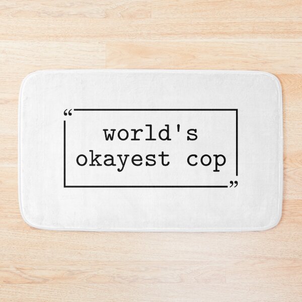 Item preview, World's Okayest Cop Police Officer Funny Cop Law Enforcement designed and sold by gunaone-design.