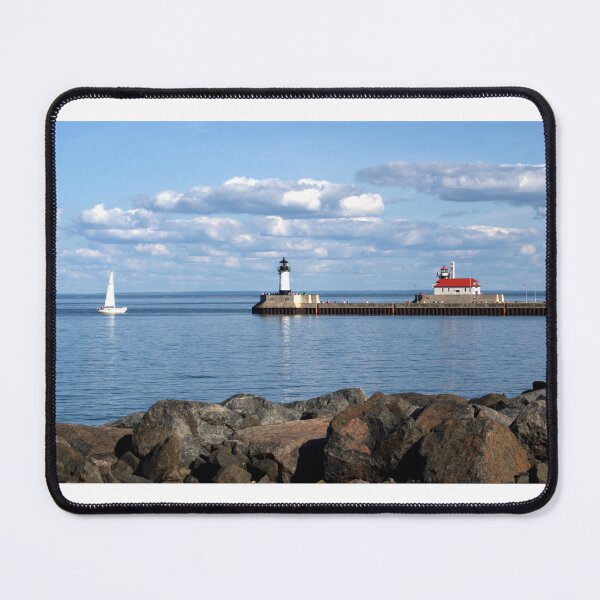 Item preview, Lighthouses at Canal Park, Duluth designed and sold by AnnaLouise.