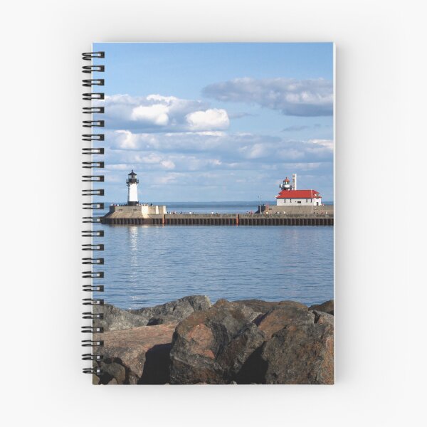 Item preview, Lighthouses at Canal Park, Duluth designed and sold by AnnaLouise.
