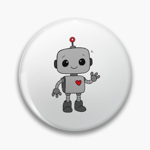 Item preview, cute robot designed and sold by saacstix.