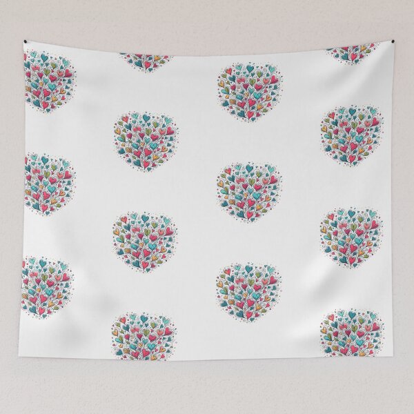 Item preview, Colorful Heart Bouquet of Love and Joy designed and sold by Joyfulfabric.