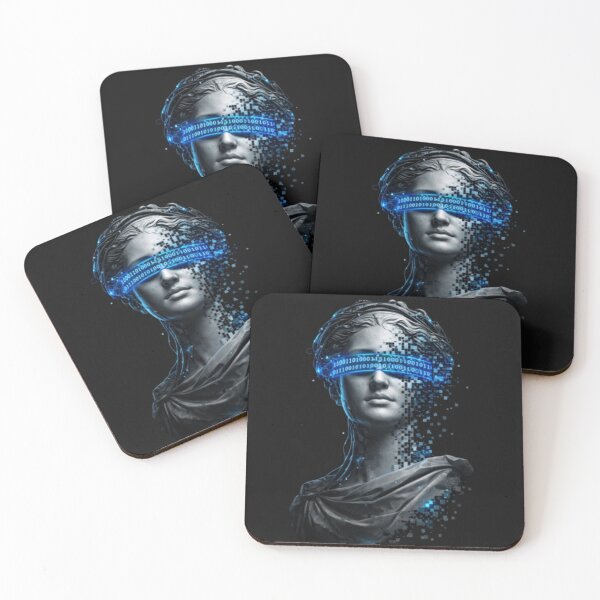 Item preview, Data Goddess – Futuristic Classical Art designed and sold by Antik by Schulz.