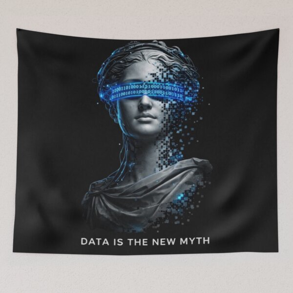 Item preview, Data Goddess – Futuristic Classical Art designed and sold by Antik by Schulz.