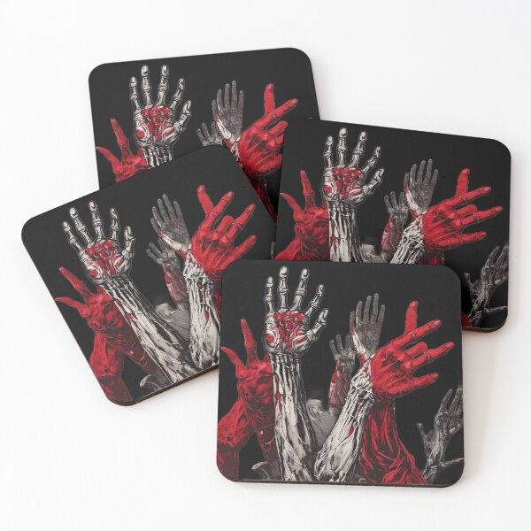 Item preview, Zombie Hands, Red Body Art, Gothic Horror designed and sold by Black Ink Visions.