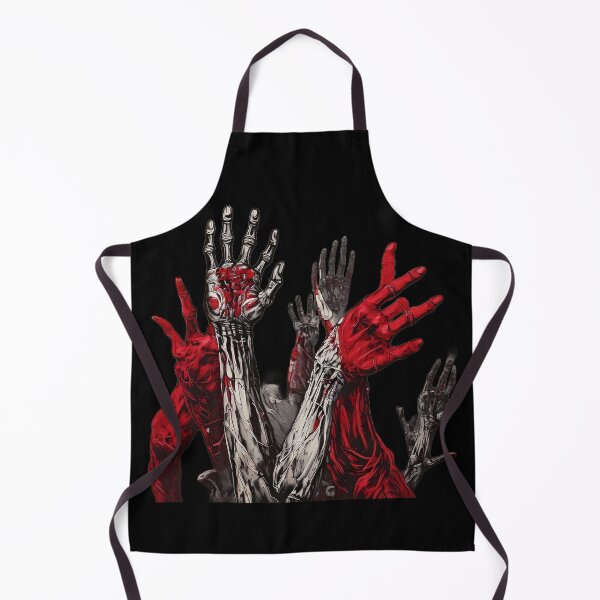 Item preview, Zombie Hands, Red Body Art, Gothic Horror designed and sold by Black Ink Visions.