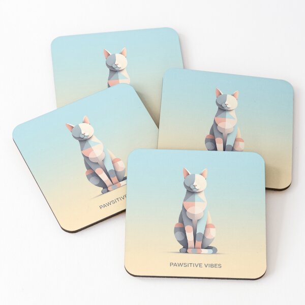 Item preview, Strong Mind Calm Heart Cat designed and sold by PetJoyPrintsCO.