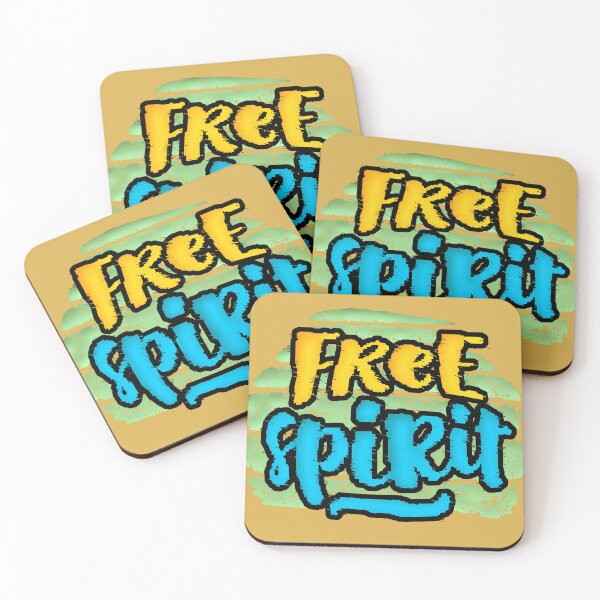 Item preview, Free Spirit – Typographic Design with Large Letters and Freestyle designed and sold by AstronautMerch.