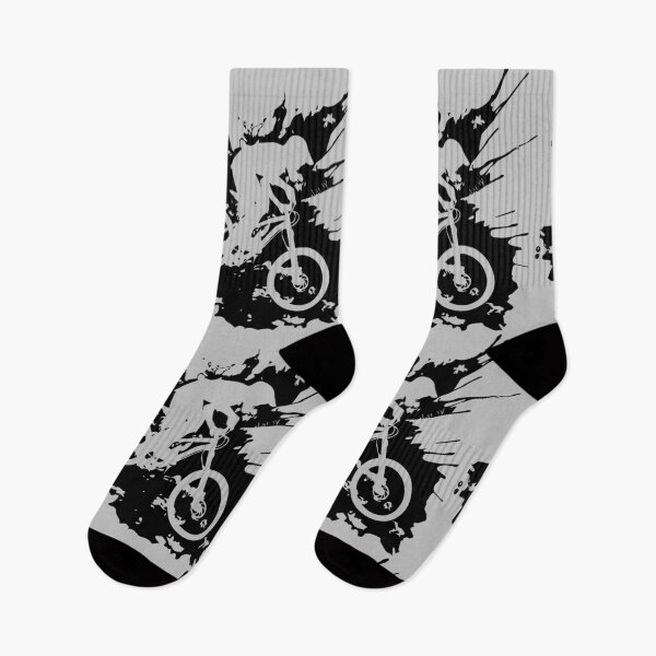 Item preview, Mountain Bike Action Splash (Dynamic Cycling Silhouette) designed and sold by RiseAgainArt.