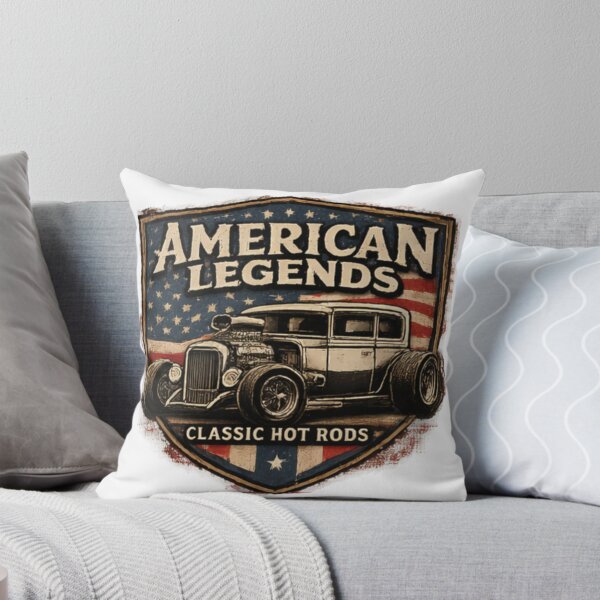 Item preview, American Hot Rod Legend – Vintage Ford Sedan Tribute Design designed and sold by vibrant1502.