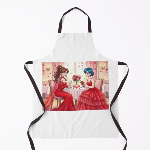 Item preview, Makoto and Ami on a Valentine's Date designed and sold by Solace Sparkles.