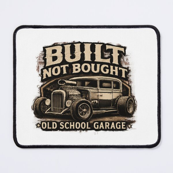 Item preview, Classic Hot Rod Garage – Vintage Americana Car Illustration designed and sold by vibrant1502.