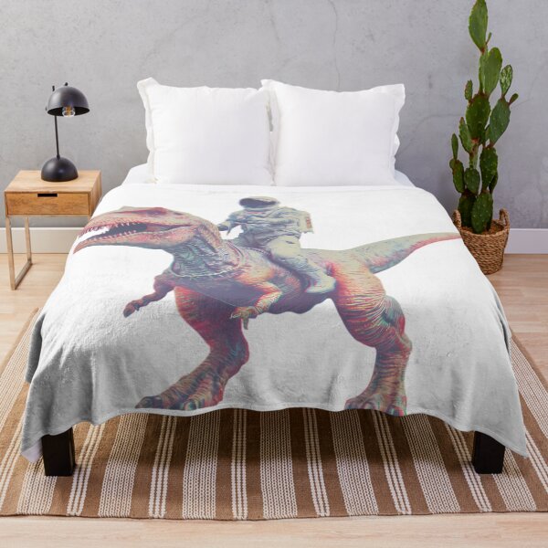 Item preview, Cool astronaut rides dinosaur vibrant retro sunset designed and sold by ART ATTACK ZONE.