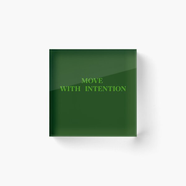 Item preview, Move with Intention! - green designed and sold by Feldymerch.