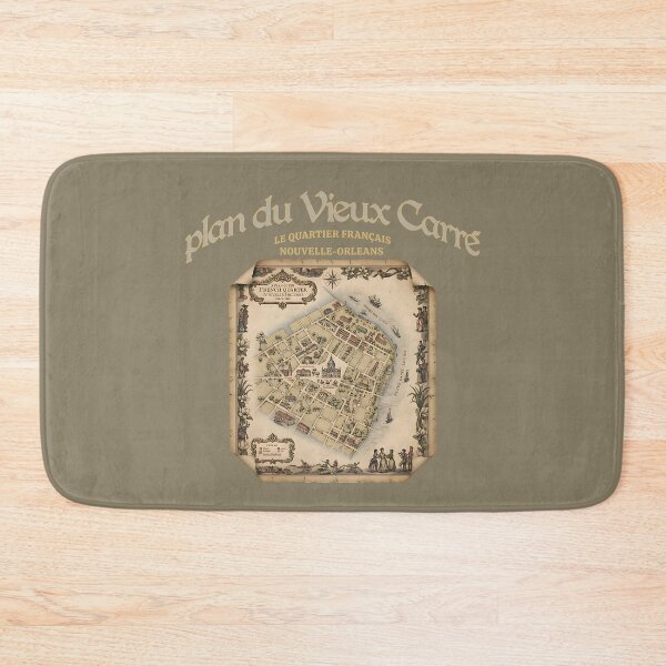 Item preview, MAP of the OLD SQUARE - NEW ORLEANS designed and sold by BabaSoti.