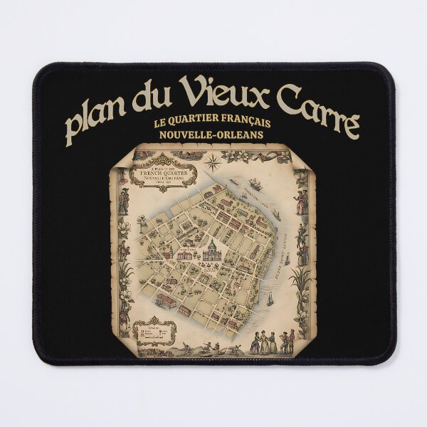 Item preview, MAP of the OLD SQUARE - NEW ORLEANS designed and sold by BabaSoti.