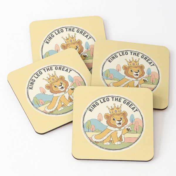 Item preview, Vintage 1960s Cartoon Lion King Sticker - Retro Aesthetic Sketch designed and sold by VisualRotaStudio .